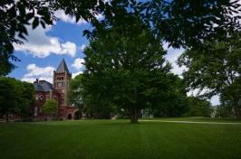 Thompson Hall in summer 